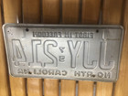 North Carolina NC License Plate 1975 w/ 1976 sticker “First In Freedom” JJY 214 — photo 3
