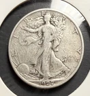 1927-S WALKING LIBERTY HALF DOLLAR - FINE