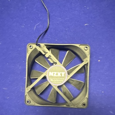 NZXT Lot of 4 120mm Black 3-Pin Case Fans 44.5CFM 1200RPM Sleeve Bearing