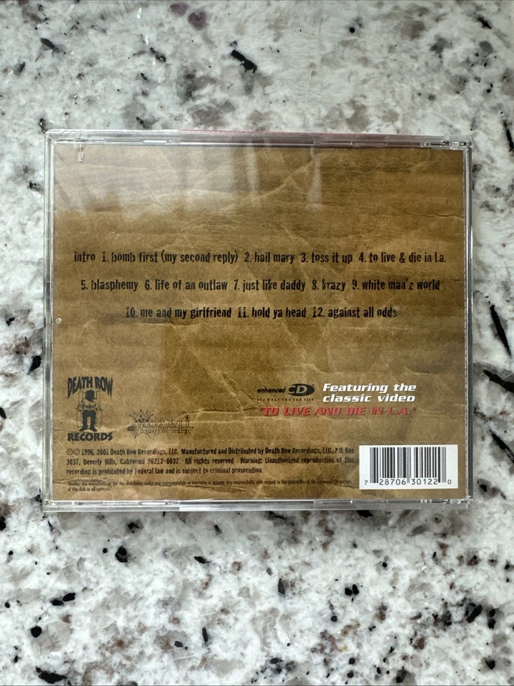 2Pac Makaveli Don Killuminati The 7 Day Theory (Enhanced CD, Remastered) NEW OOP - Image 2 of 4