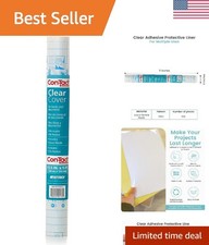 Brand Clear Adhesive Protective Liner, Protect Books and Documents, Easy to A...