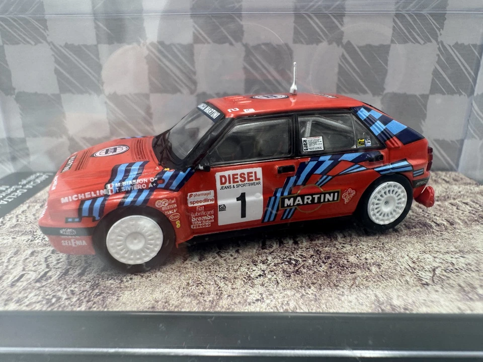 DIE CAST 1/64 " LANCIA DELTA HF INTEGRALE 16V RALLY SANREMO 1989 BIASION" TEST - Immagine 2 di 4