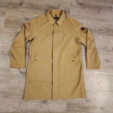 Polo Ralph Lauren Beige Tan Twill Long Walking COAT Men's Large