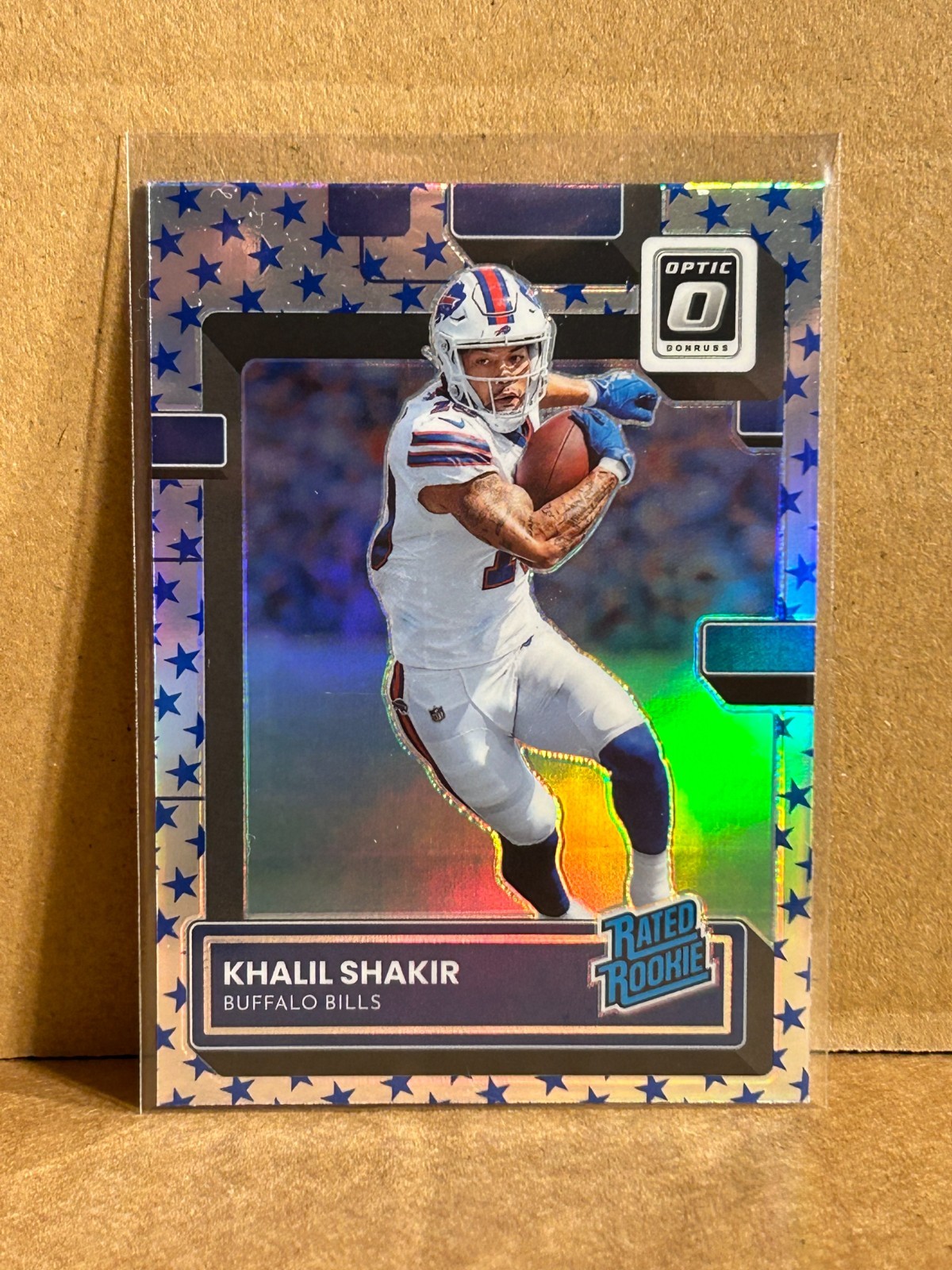 2022 Panini Donruss Optic - Rated Rookie Khalil Shakir #294 Stars Prizm (RC)