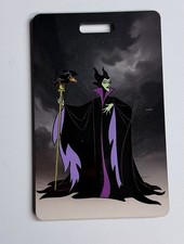 Disney Maleficent Luggage Tag W/Strap Made In USA by Sparrox & TinkTreasures NEW