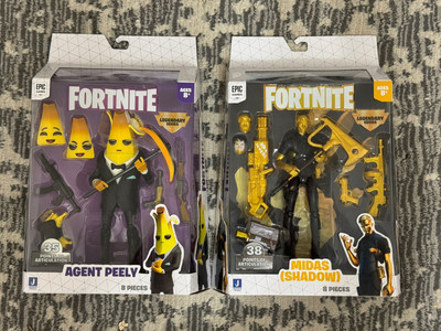 Fortnite Legendary Series AGENT PEELY TUXEDO RARE / MIDAS SHADOW NIB NEW