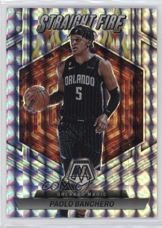 2022-23 Panini Mosaic Straight Fire Paolo Banchero #3 14t3