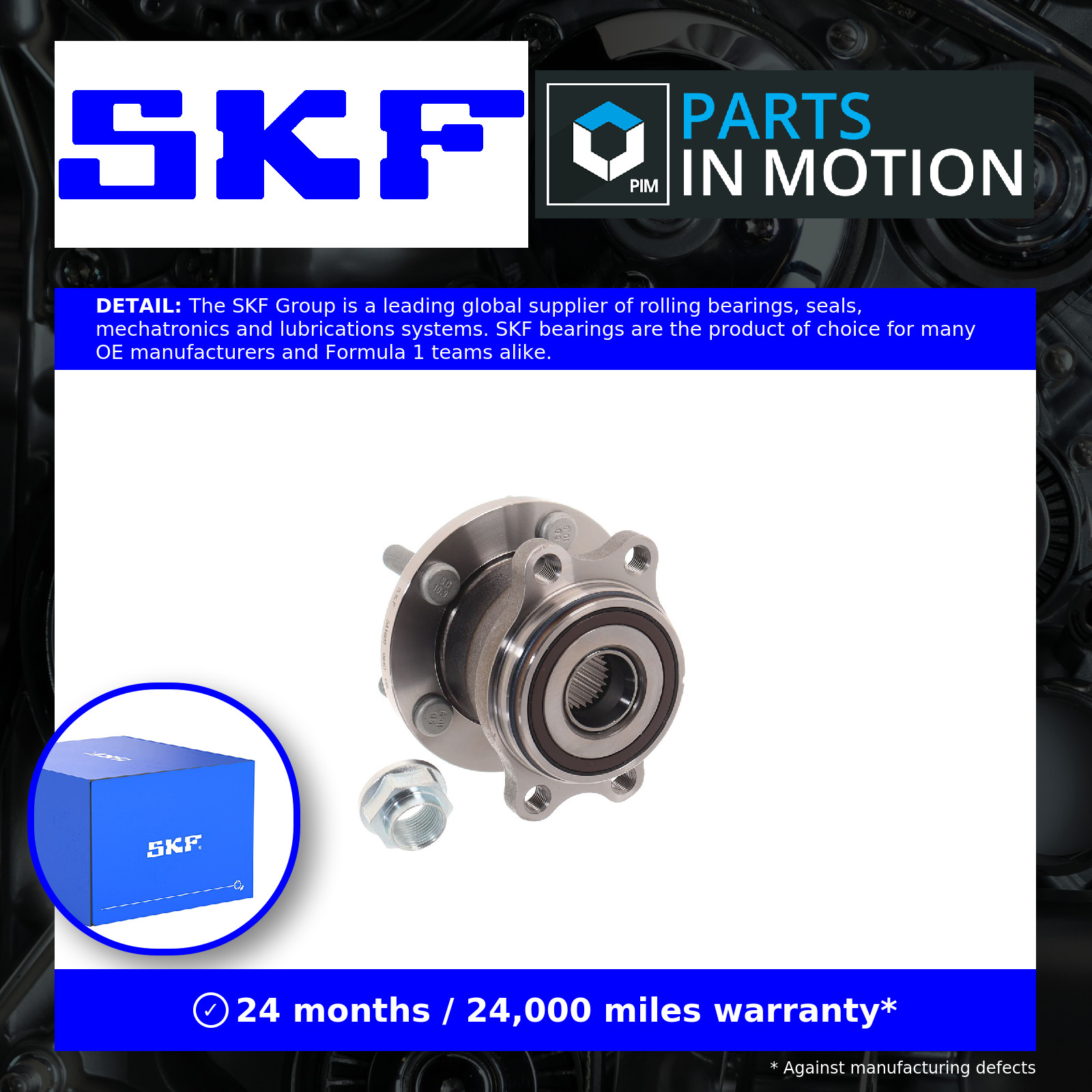 SKF Rear Wheel Bearing Kit - VKBA6889 - Image 3