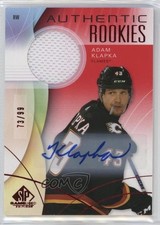 2024 SP Game Used Authentic Rookies Red Jersey 73/99 Adam Klapka #204 Auto 1t2e