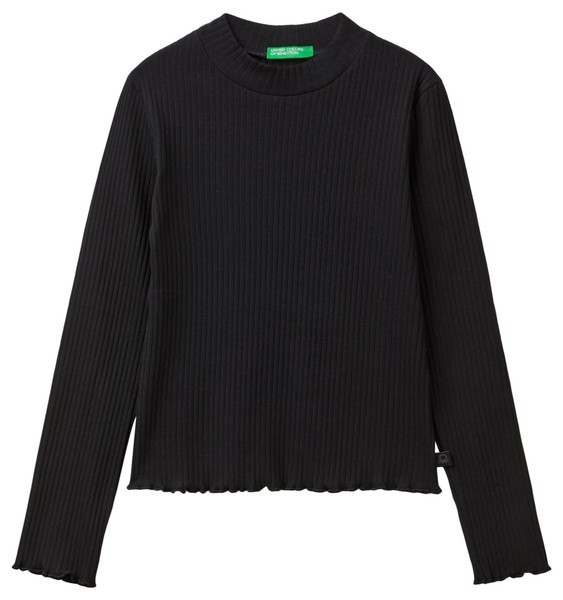 United Colors of Benetton T-Shirt MäDchen Schwarz 120-image