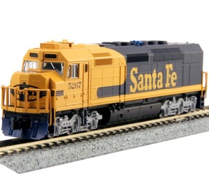 Kato-176-9213-N-Scale-EMD-SDP40F-Type-IVa-AT-amp-SF-Locomotive-Santa-Fe-5267