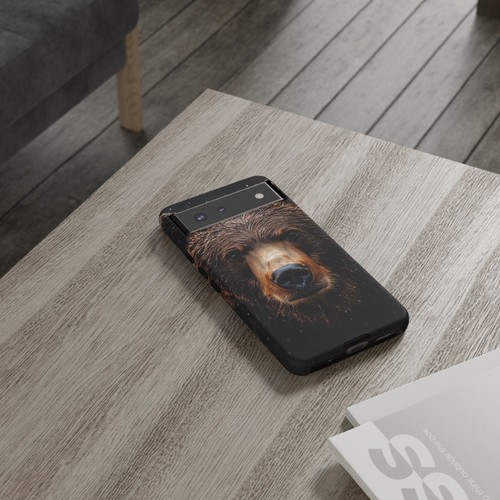 Brown Grizzly Bear Rain - Phone Ink Cover Case for iPhone, Galaxy, Pixel - 第 165/281 張圖片