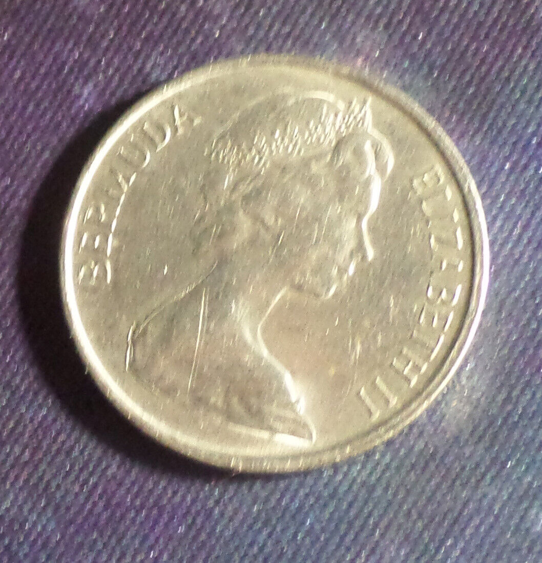 Bermuda Coin: 1985 Bermuda 5 Cent Coin (Copper Nickel)