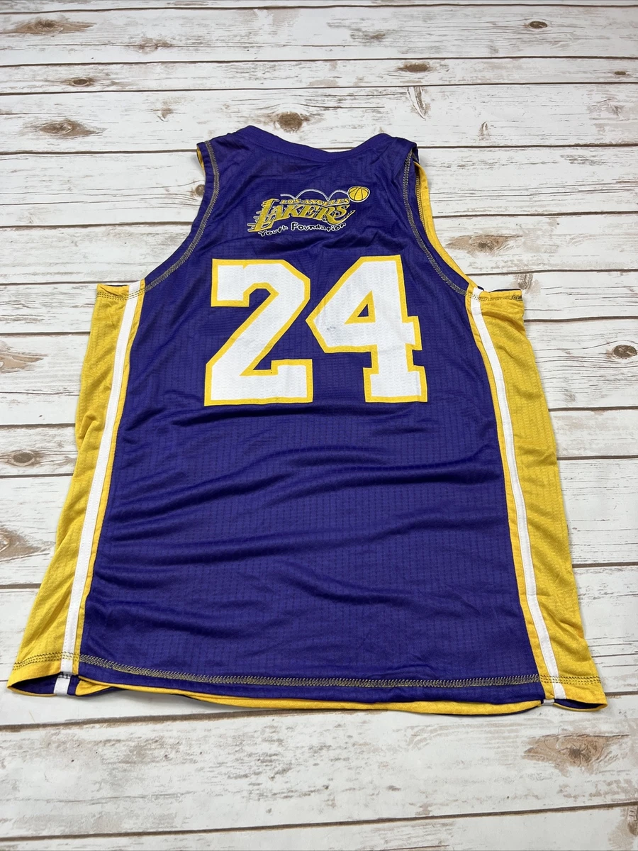 LOS ANGELES LAKERS Kobe Bryant Jersey #24 Throwback Adult Purple