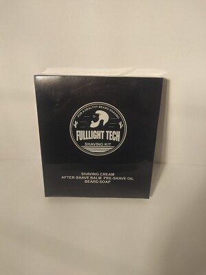 Shaving Kit - Shave Cream,PreShave Oil, After Shave,Beard Soap New Fullight Tech