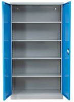Werkzeugschrank Stahlschrank Vorratsschrank FlüGeltüRschrank Metall Hellblau Neu