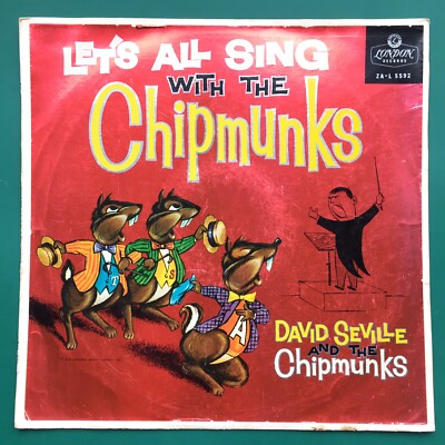 Alvin David Seville LET'S ALL SING WITH CHIPMUNKS Kids Pop LP Ross