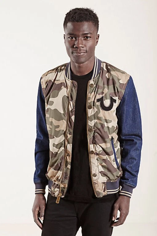 True religion 2025 camo jacket