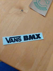 Vintage Vans BMX Decal
