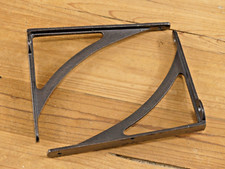 2 Cast Iron Brackets Braces Shelf Bracket Corbels Metal 7" X 5 1/4" Industrial