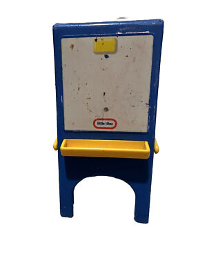 Vintage Little Tikes Miniature Dollhouse Art Easel Chalkboard - Main Image