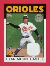 2021 Topps Series 2 Ryan Mountcastle RC 1986 Topps Relics #86BR-RM Orioles