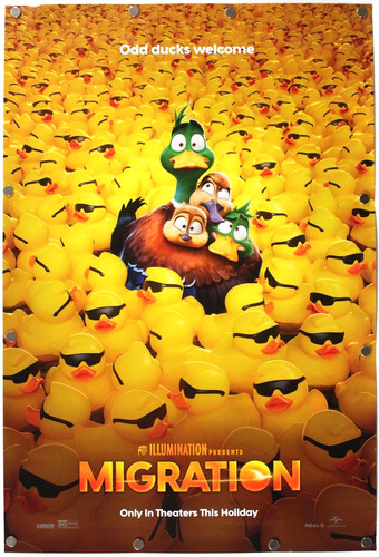 Migration 2023 Double Sided Original Movie Poster 27" x 40"