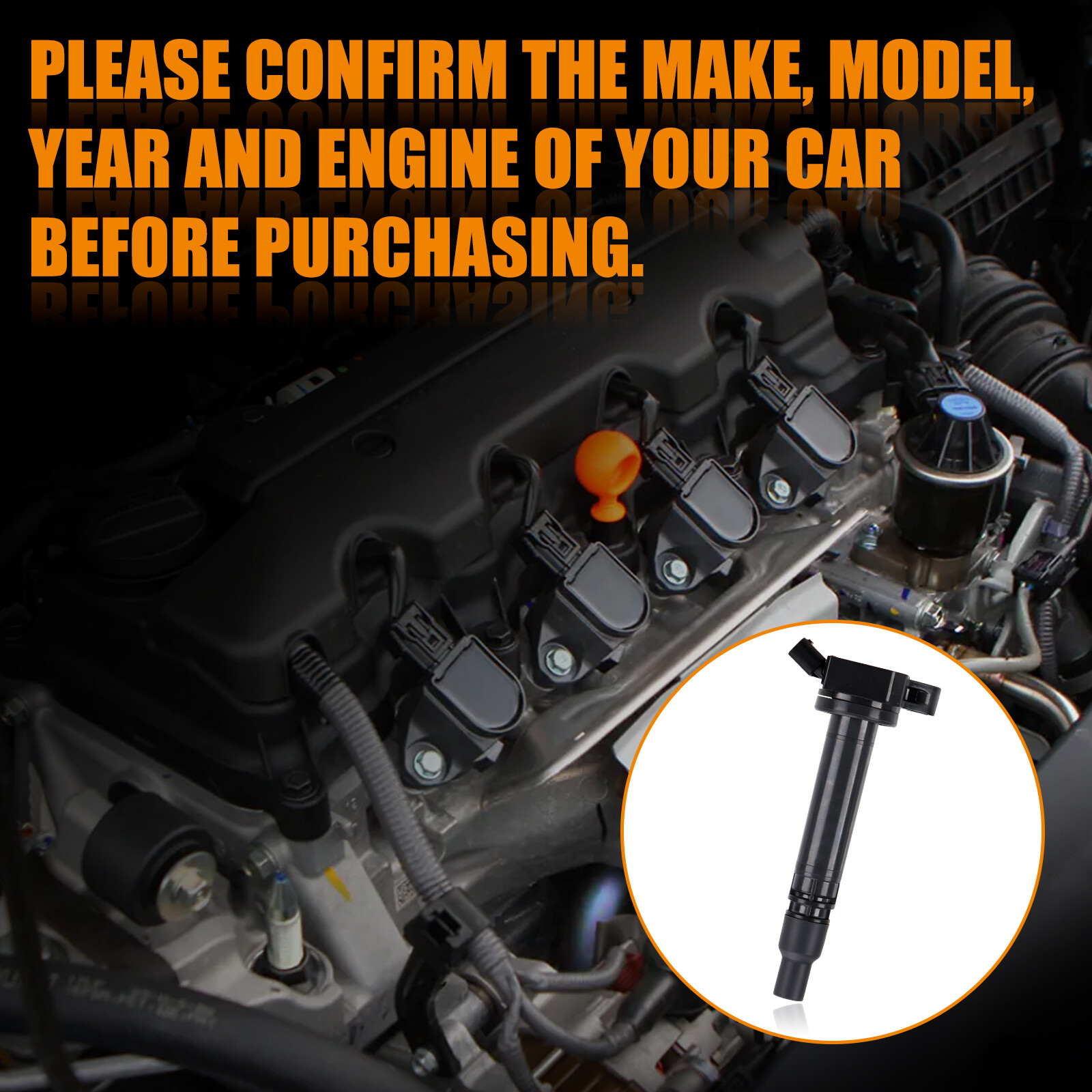 4 Ignition Coil Pack Replacement for Lexus Ls460 20072017 4.6L V8