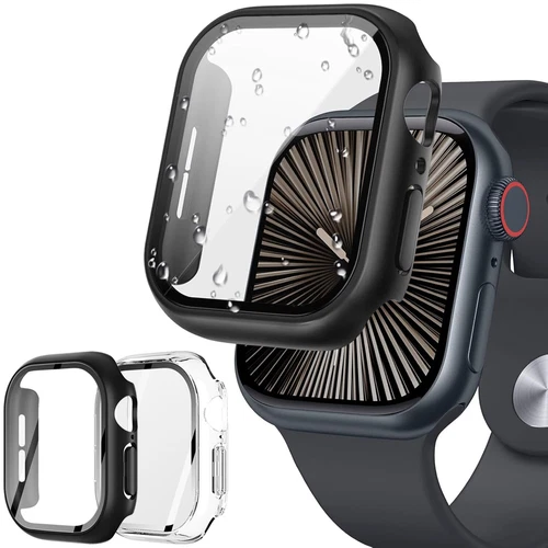 Case for Apple Watch Series 11 10 46/42mm Protective Cover Glass ScreenProtector - Picture 1 of 27