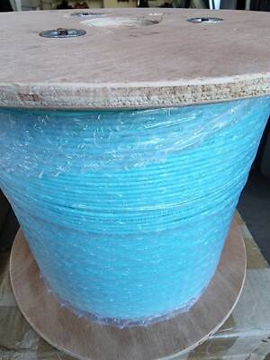 1000ft OM3, Duplex 3.0mm OFNP Flat Indoor Cable - Aqua