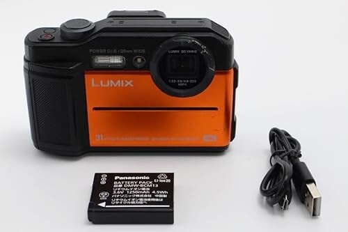 Excellent+]Panasonic LUMIX FT7 Compact Digital Camera 4K Orange DC