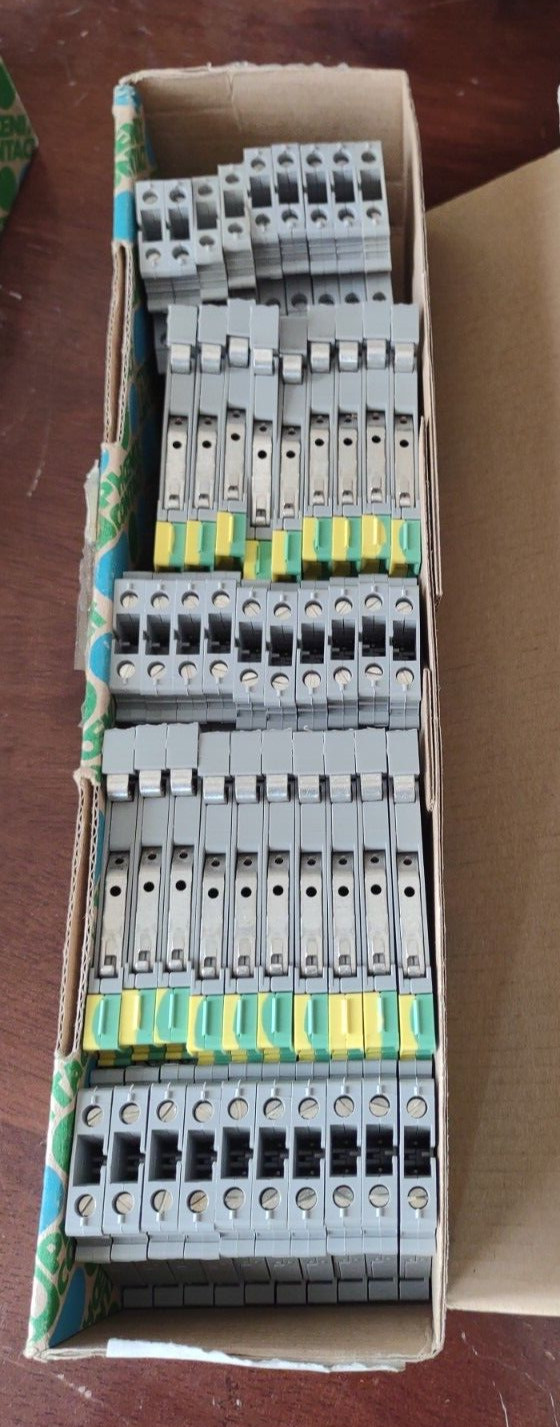 LOT OF 48 PCS - PHOENIX CONTACT DOK 1,5-TG
