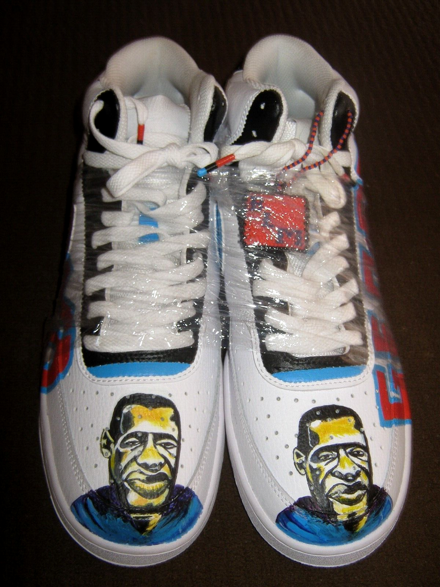 GEORGE FLOYD Nike AIR Tribute CUSTOM Sneakers Men's