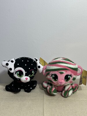 Lot of 2 Plushies Pets Designer Plush Toys - Olivia Moss & Dottie Woofington-7''