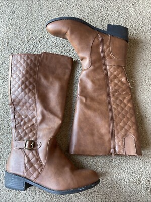 Women's John's bay Dexmore Block Heel Zip-Up Riding Boots