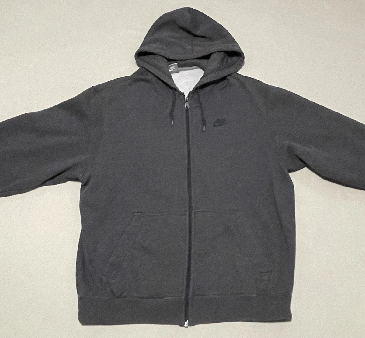 Dark gray nike hoodie top