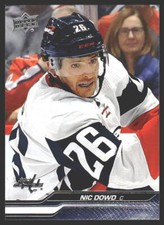 Nic Dowd #190 2023-24 Upper Deck Washington Capitals