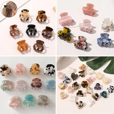 Mini Hair Claw Clip Clamps Small Geometric Hairpin Barrette Hairgrip Headwear✔