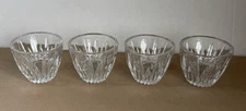 Mikasa City Style Crystal Glass Votive Candle Holders (4)