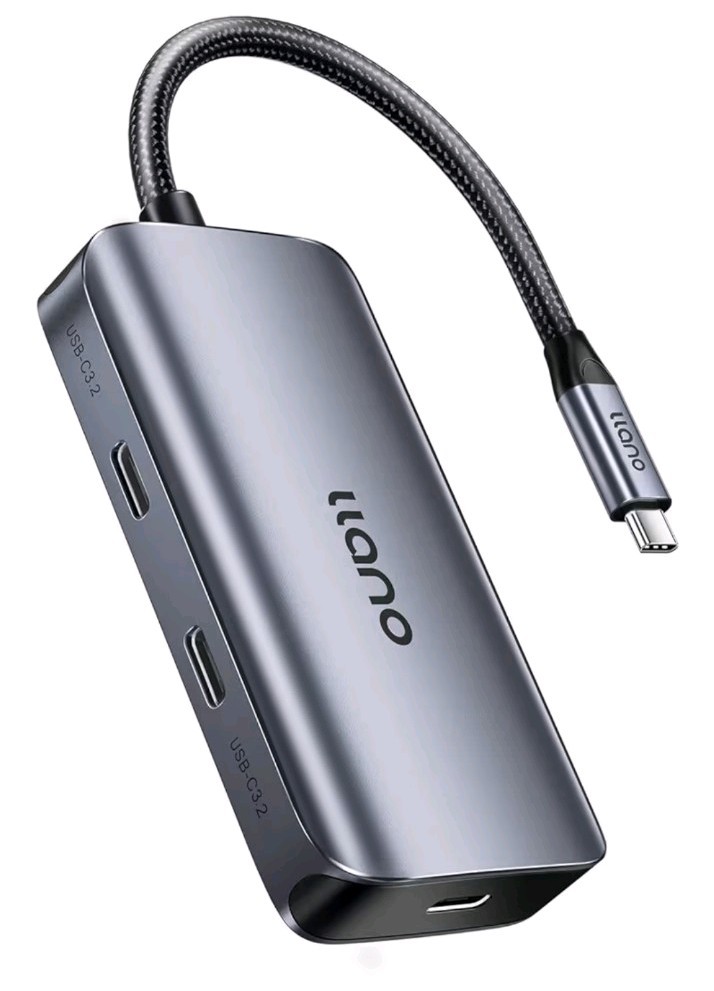 USB C Hub 3.2 Gen 2, 5-in-1 USB Hub Docking Station, 100W Power Delivery, 10Gbps
