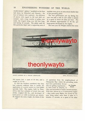 Graf Lambert, Wright Flugzeug, frühe Luftfahrt, Buchillustration (Druck), 1910