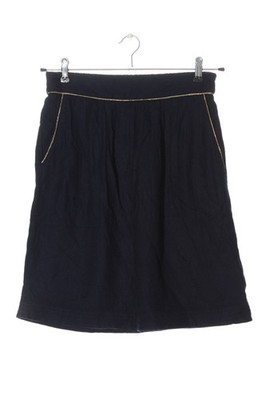 LE PEP High Waist Rock Damen Rock Gr. DE 36 blau Glitzer-Optik