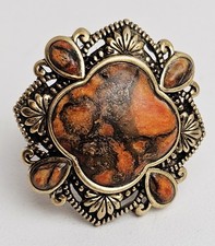BARSE Sanibel Blooms Coral Bronze Infused Sto...