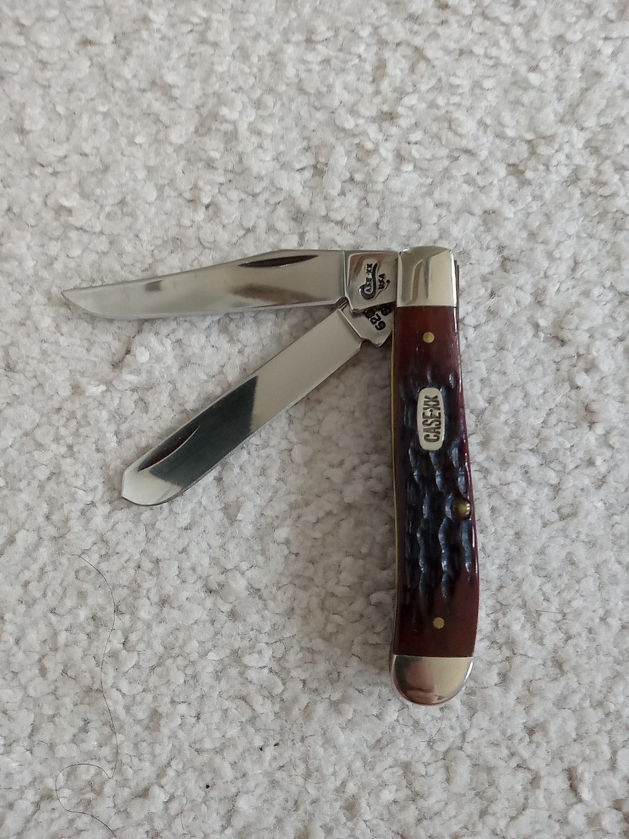VINTAGE CASE XX 6207 RED BONE MINI TRAPPER KNIFE - DOUBLE X ERA | eBay