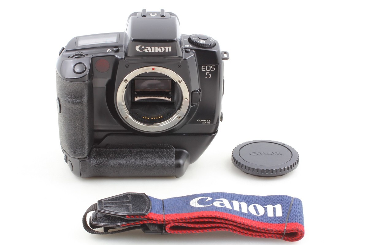 Near MINT] Canon EOS 5 EOS5 Film Camera Body + Vertical Grip