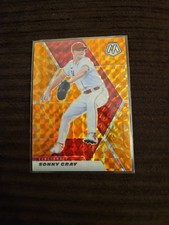 2021 Panini Mosaic - Sonny Gray #99 Reactive Orange Mosaic Prizm