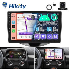 4+64G CarPlay Android15 Autoradio für Citroen C1 Peugeot 108 Toyota Aygo II +KAM