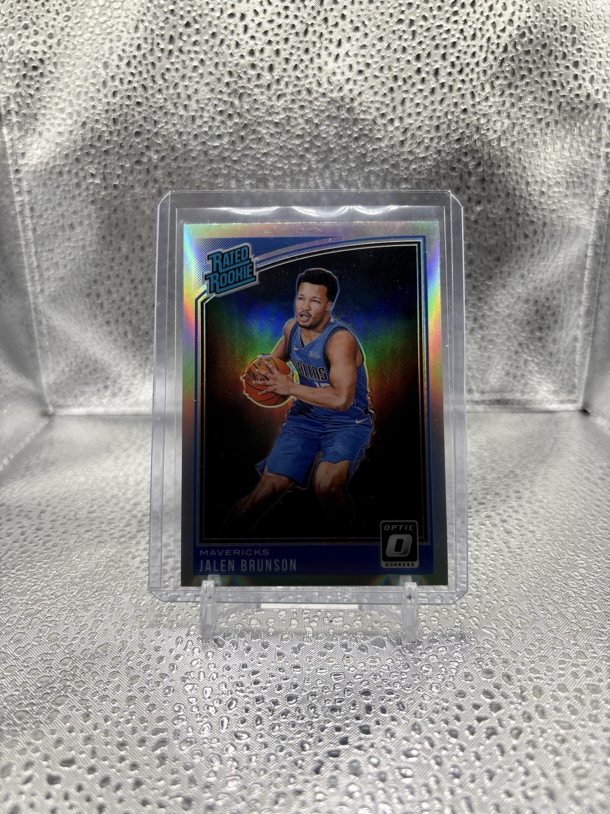 2018-19 Donruss Optic #179 Jalen Brunson Silver