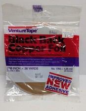 Venture Tape Black Back Copper Foil 3/16