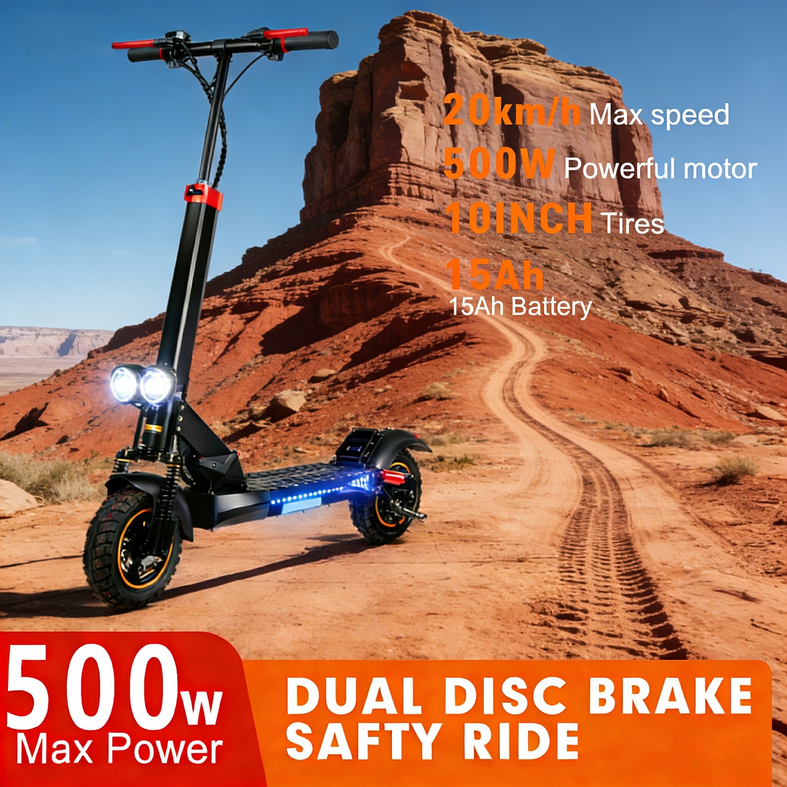 Portable E-Scooter: 1-Step Fold, 25mph – Take It on Trains, Buses & Cars